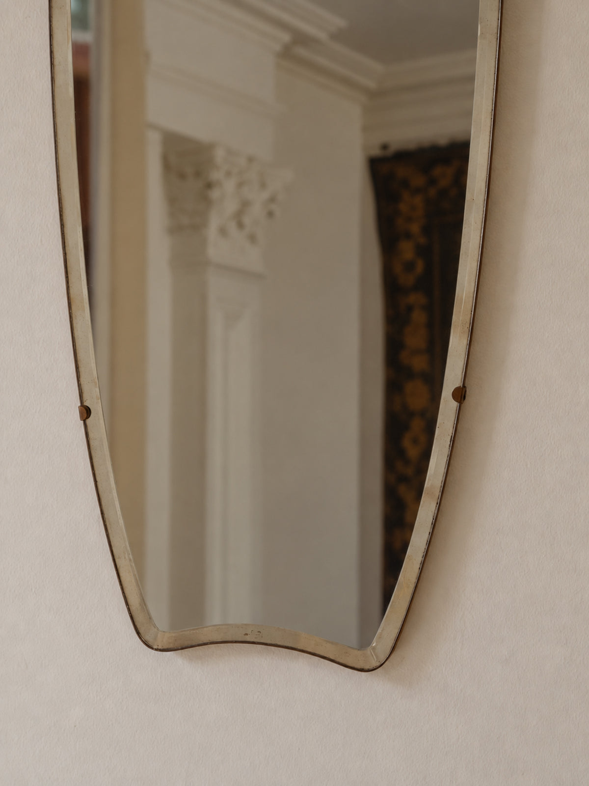 Vintage Frameless Mirror