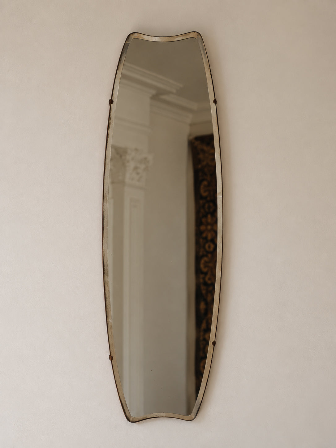 Vintage Frameless Mirror