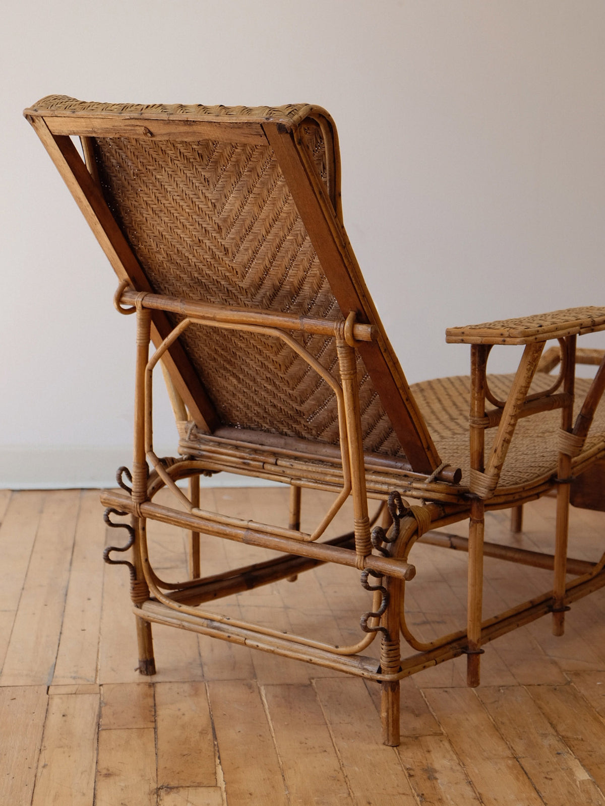 Bamboo and Rattan Chaise