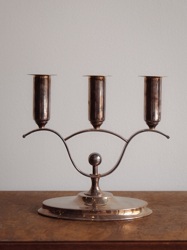 Art Deco Silver Candelabra