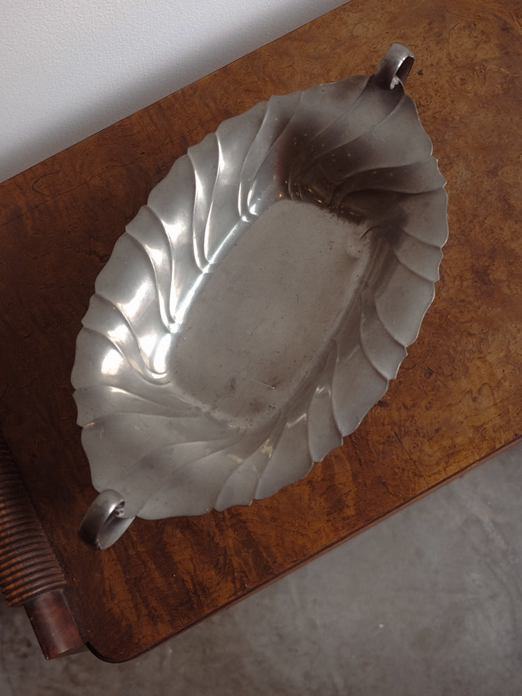 Vintage Pewter Footed Bowl