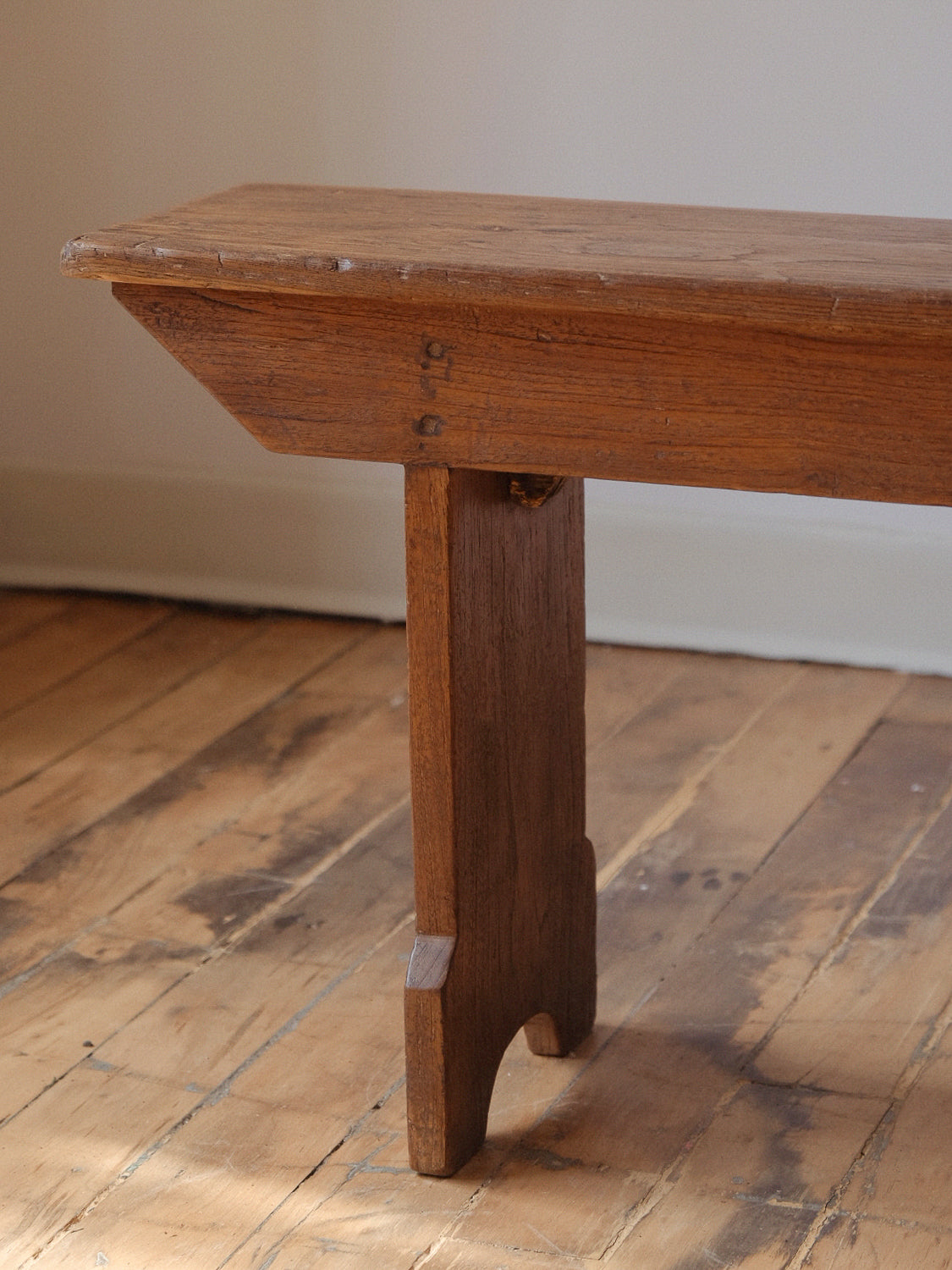 Antique Trestle Bench