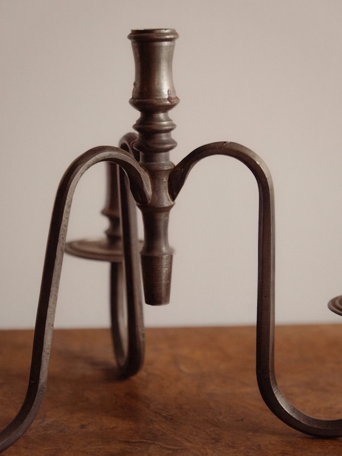 Large Pewter Candelabra