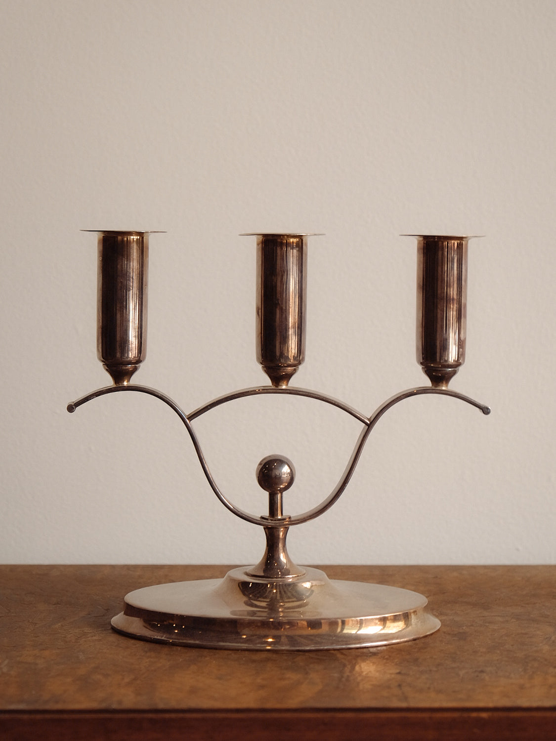 Art Deco Silver Candelabra