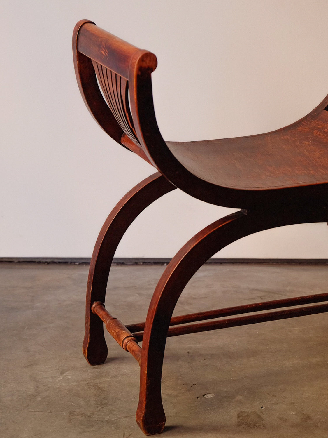 Art Nouveau Curved Stool