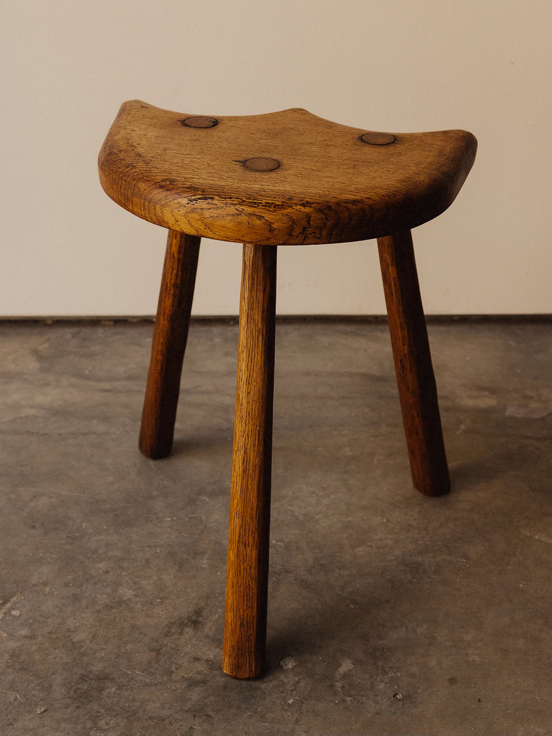 Wooden Saddle Stool