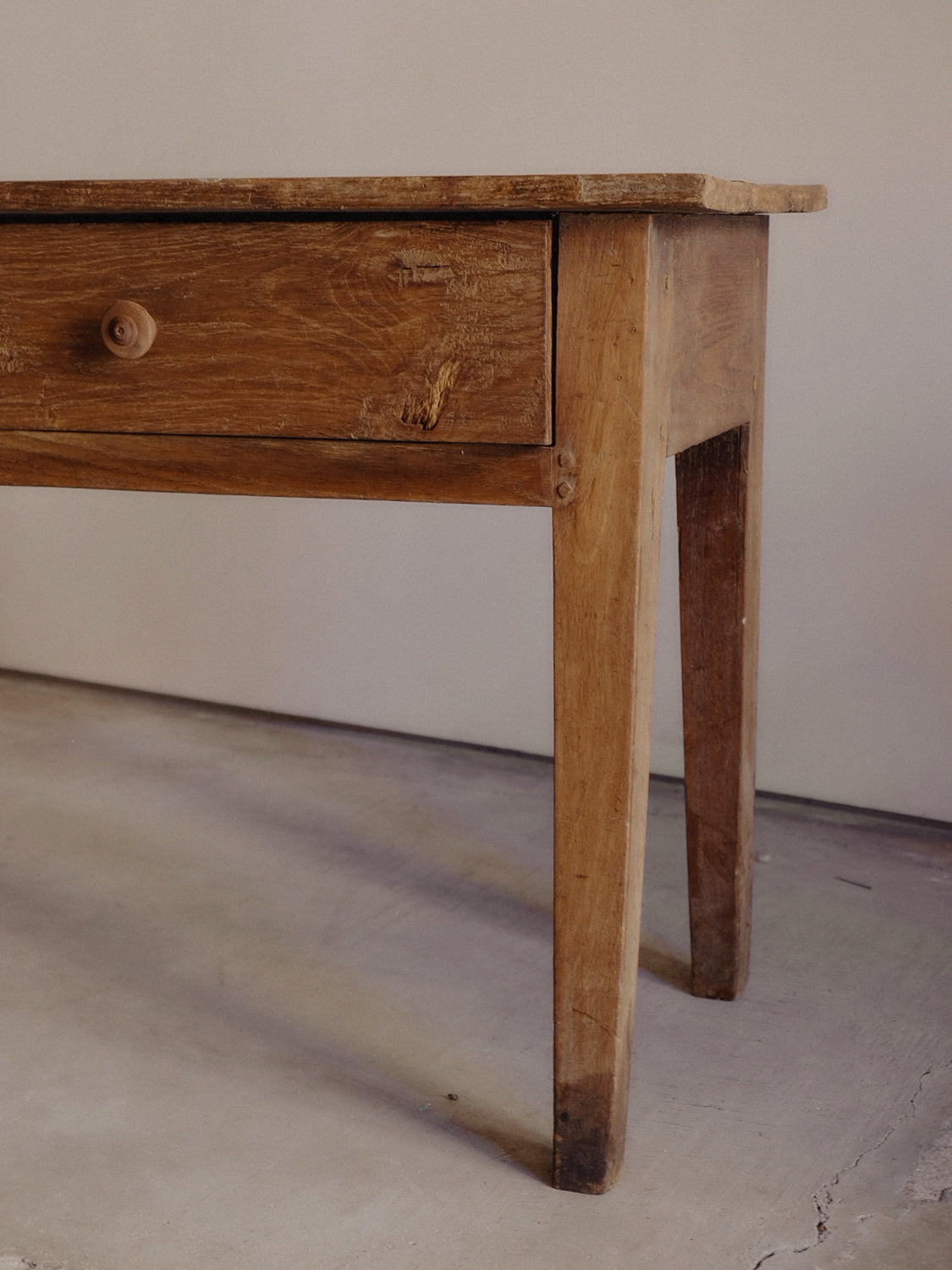 Primitive Wood Console Table