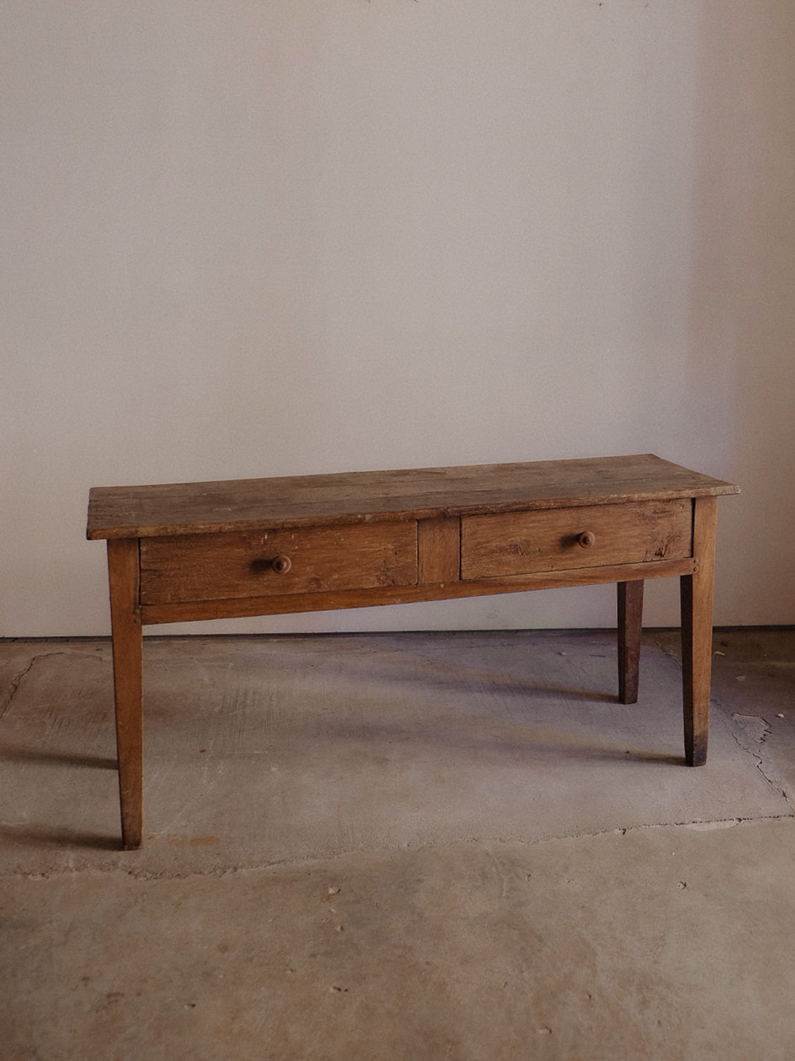 Primitive Wood Console Table