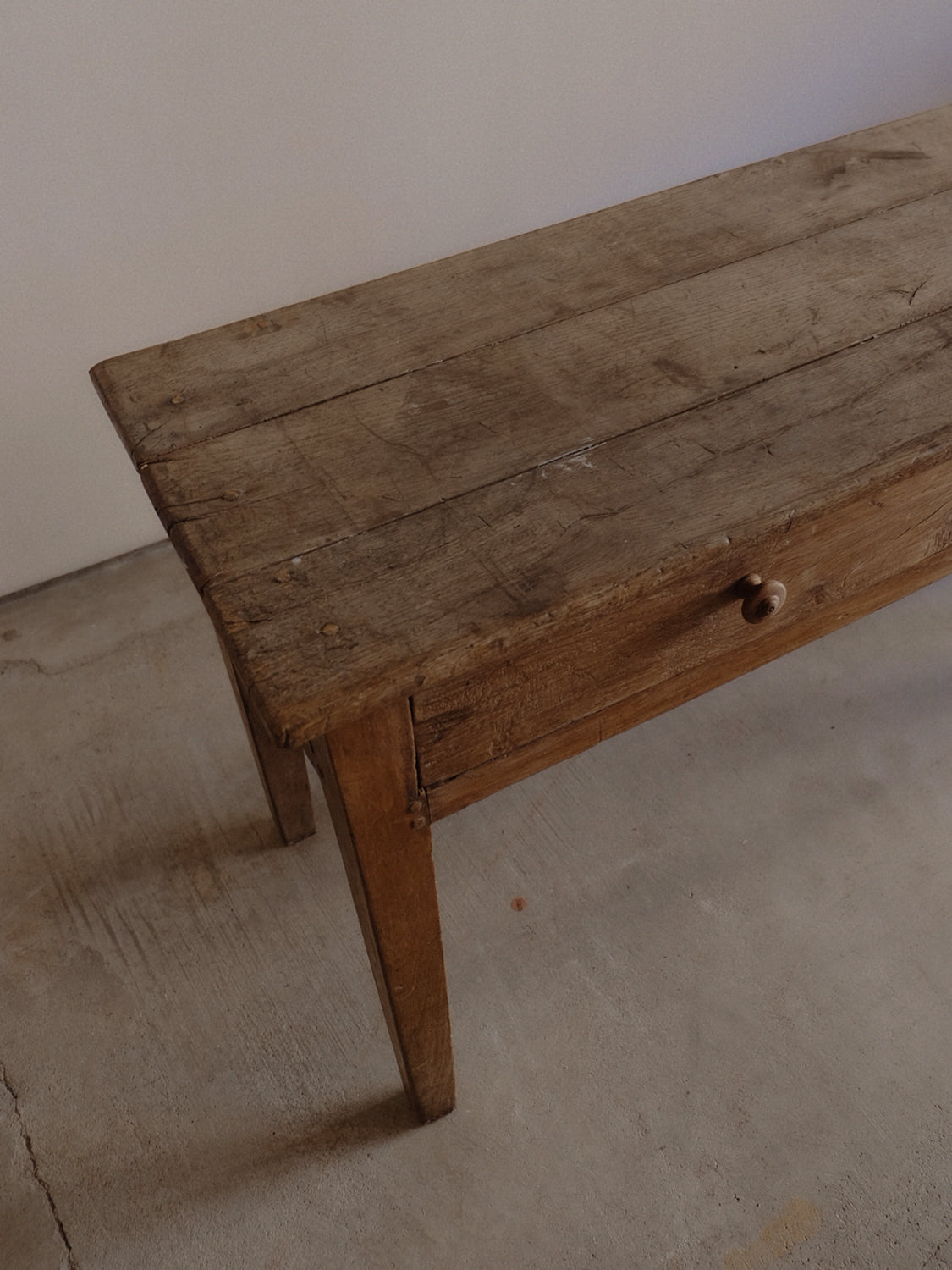 Primitive Wood Console Table