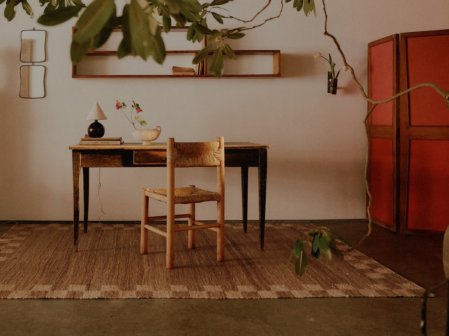 Black Painted Writing Desk