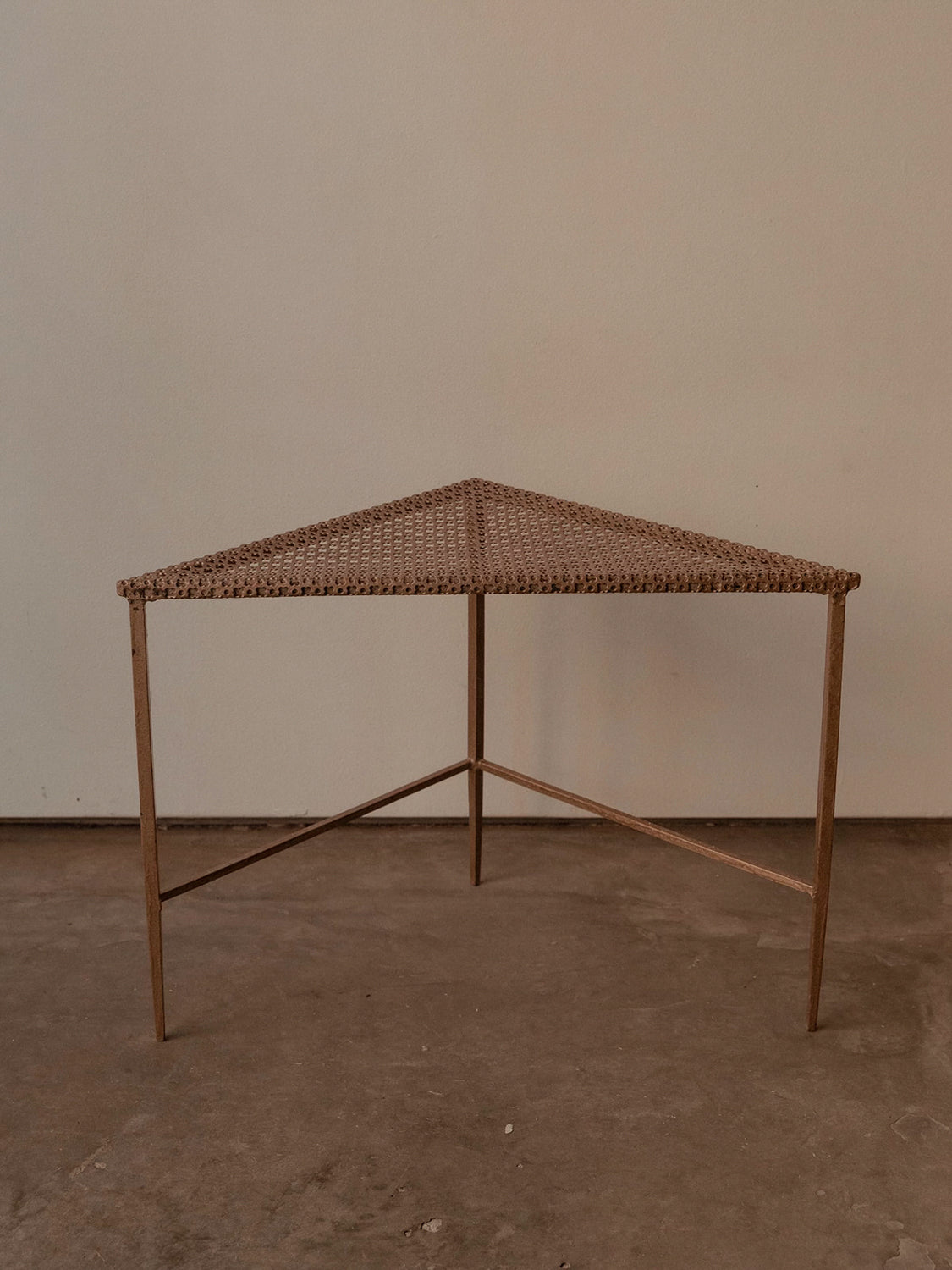 Mathiew Mategot Low Triangular Table
