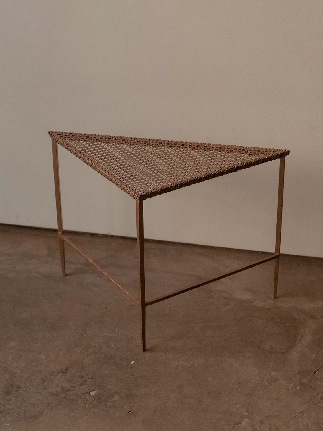 Mathiew Mategot Low Triangular Table