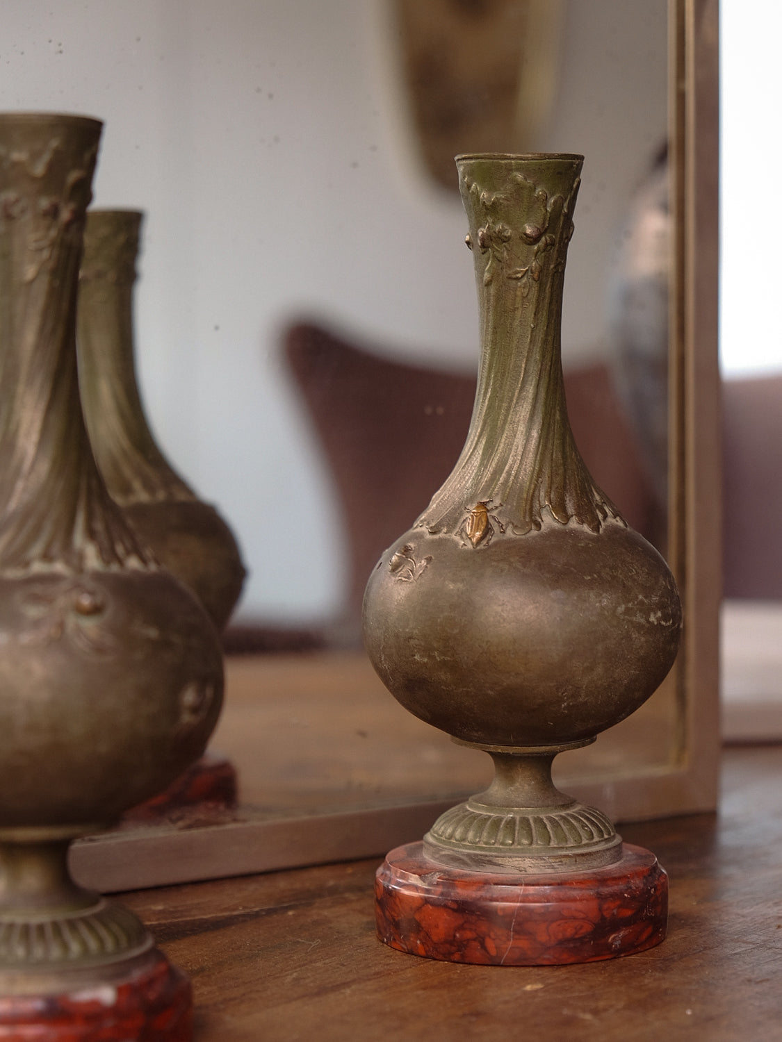 Pair of Vases by Auguste Moreau