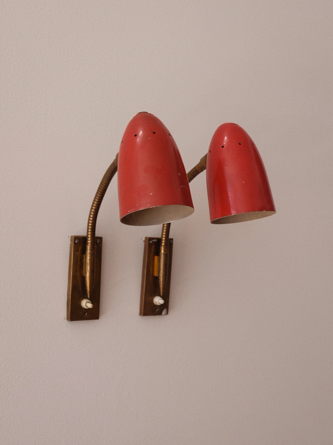 Italian Red Wall Lights