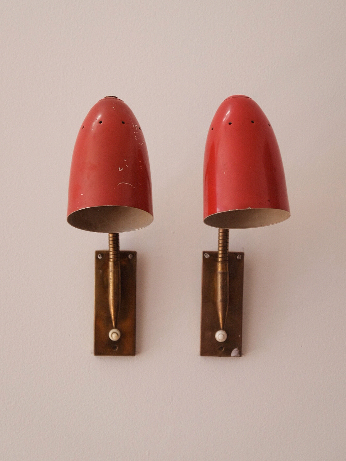 Italian Red Wall Lights