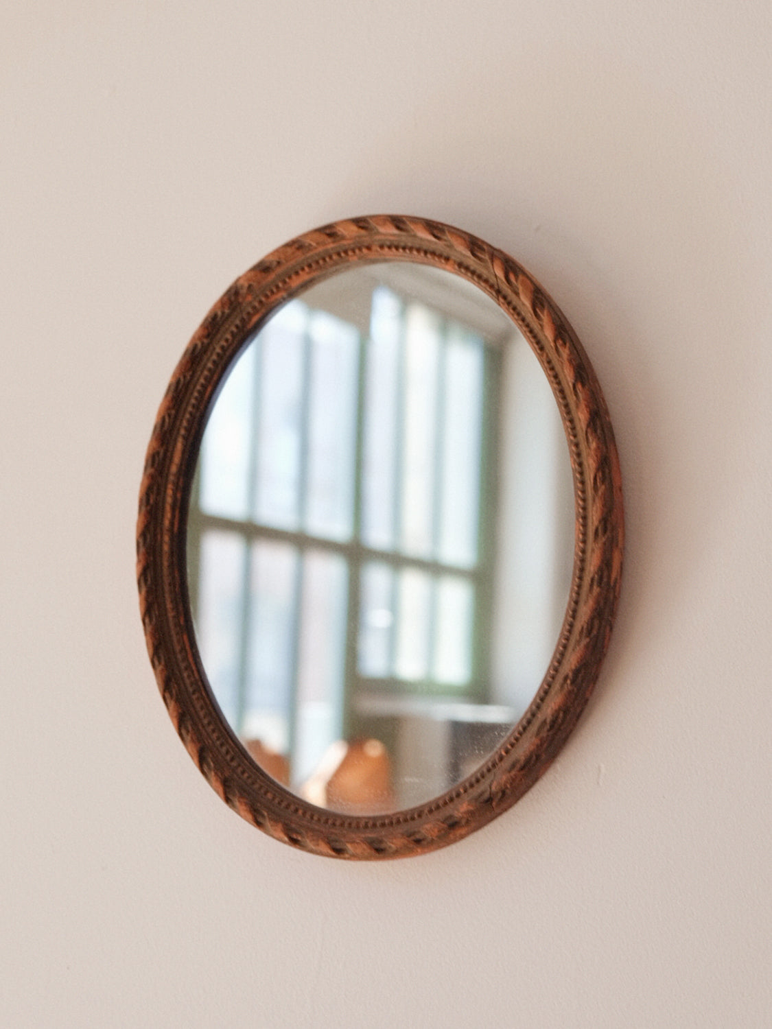 Antique Oval Mirror