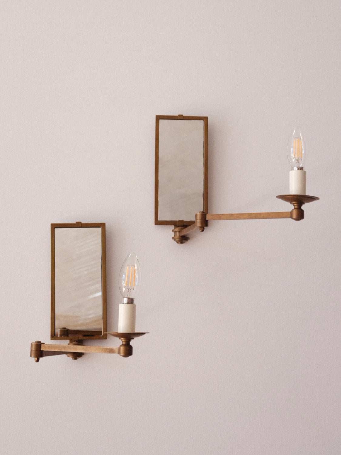 Mirrored Sconces