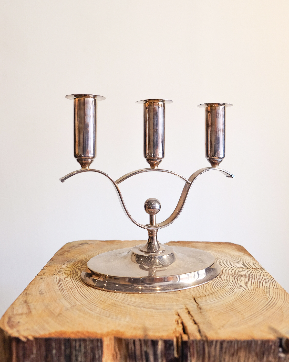 Art Deco Silver Candelabra