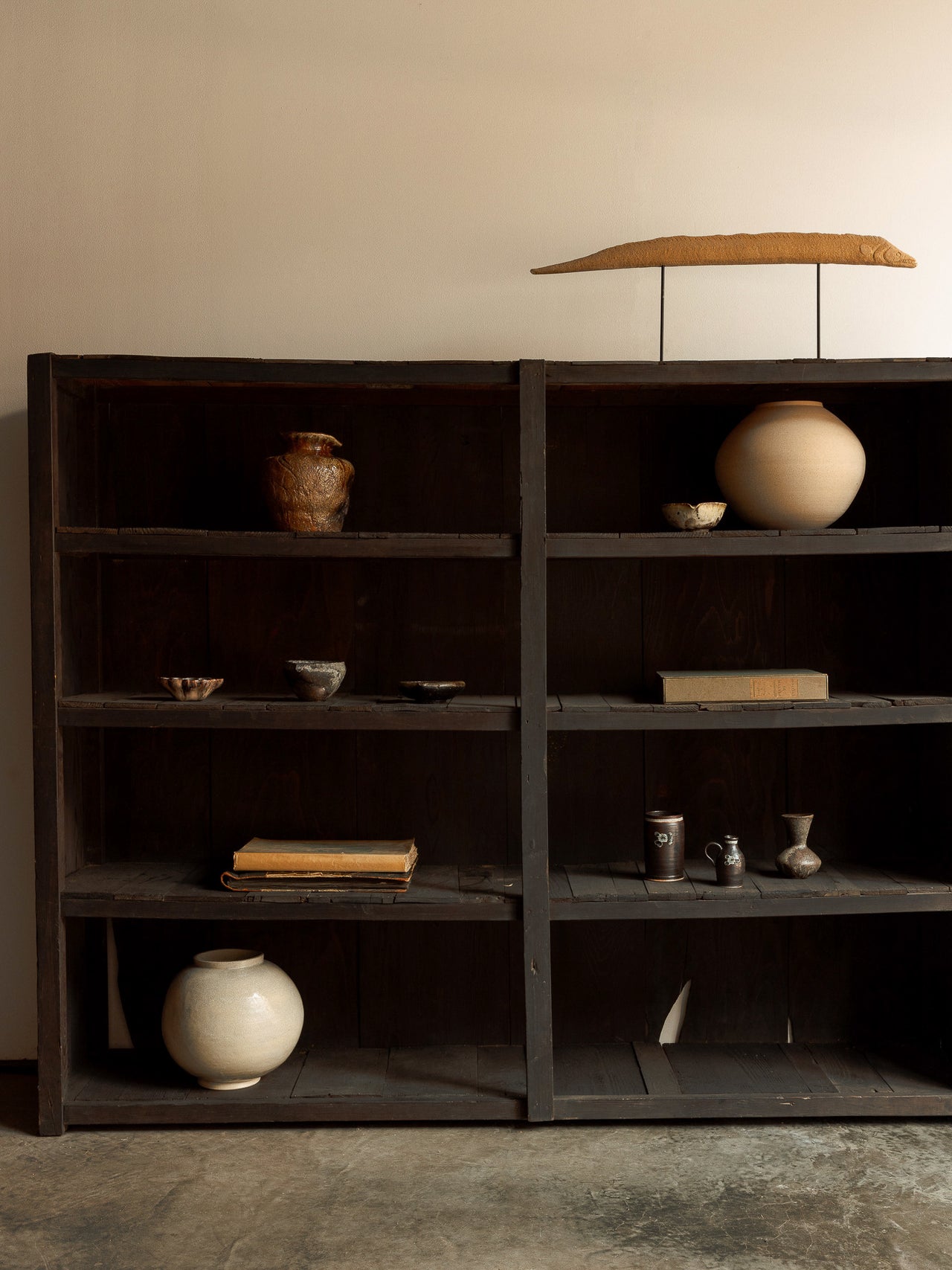 Large Tansu with Open Shelving