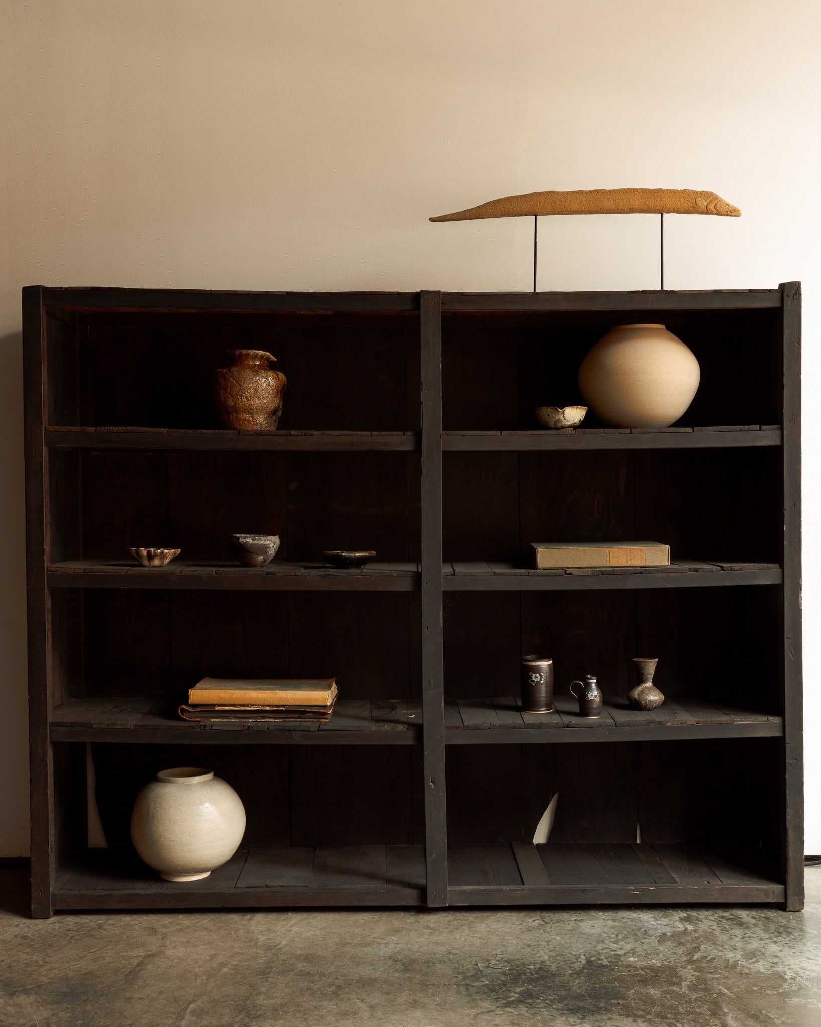 Large Tansu with Open Shelving