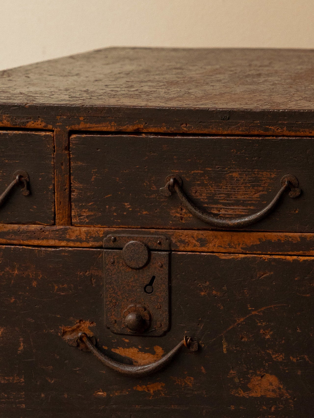 Low Japanese Chest with Drawers