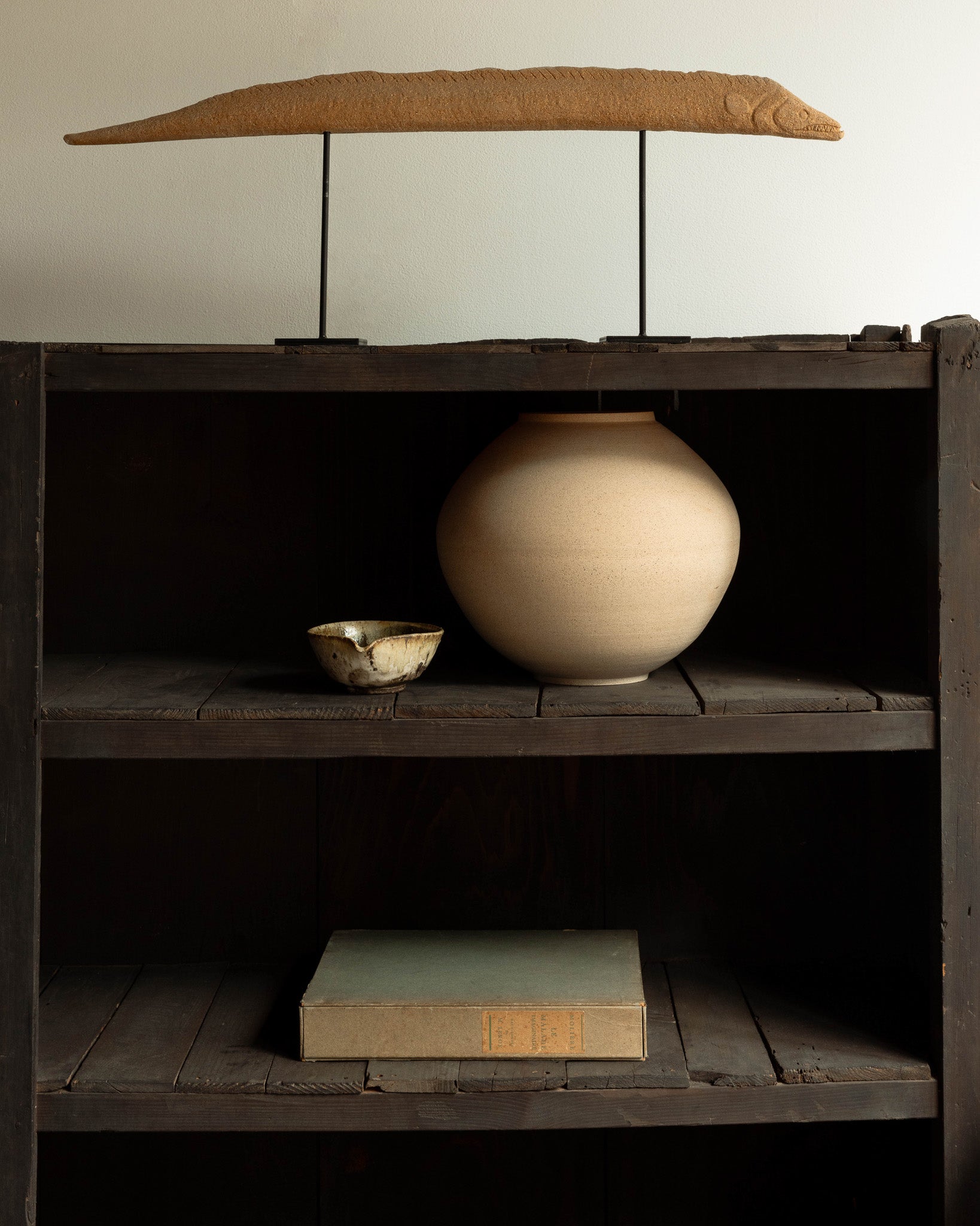 Large Tansu with Open Shelving