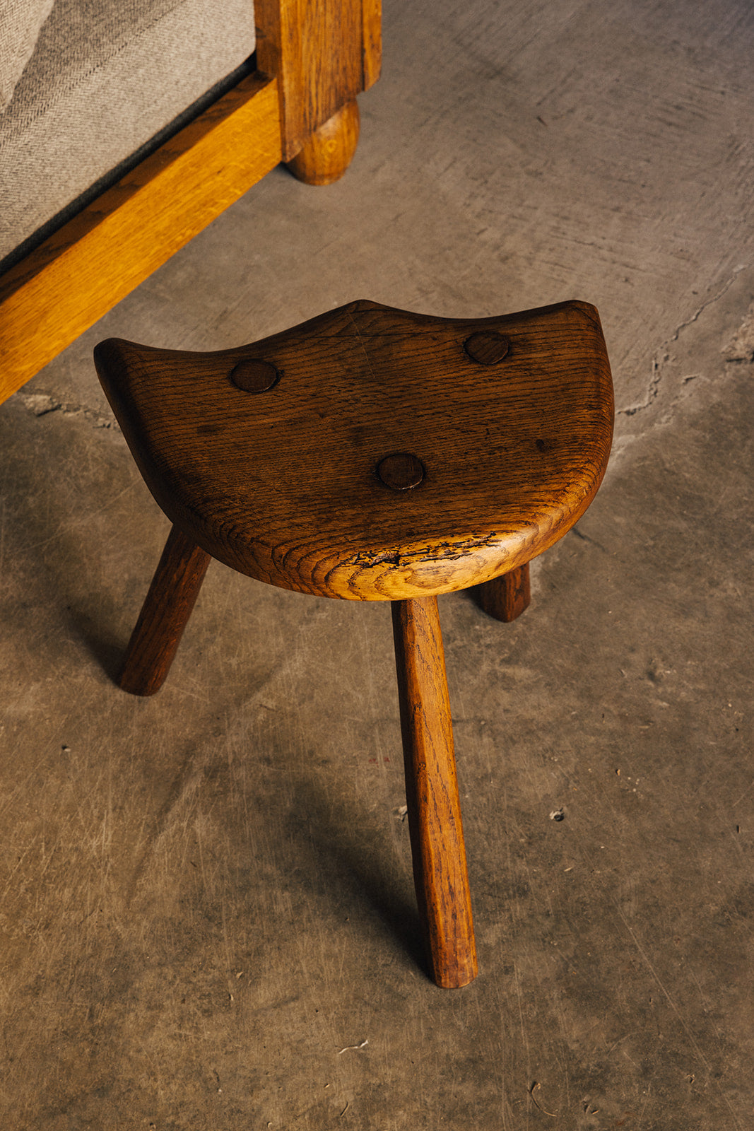 Single Wooden Stool