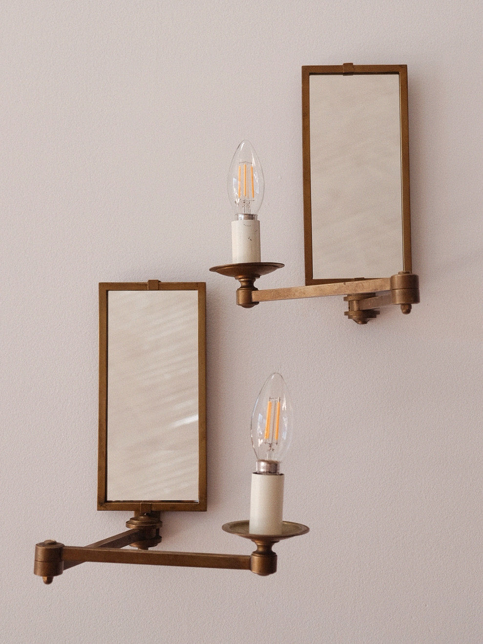 Mirrored Sconces