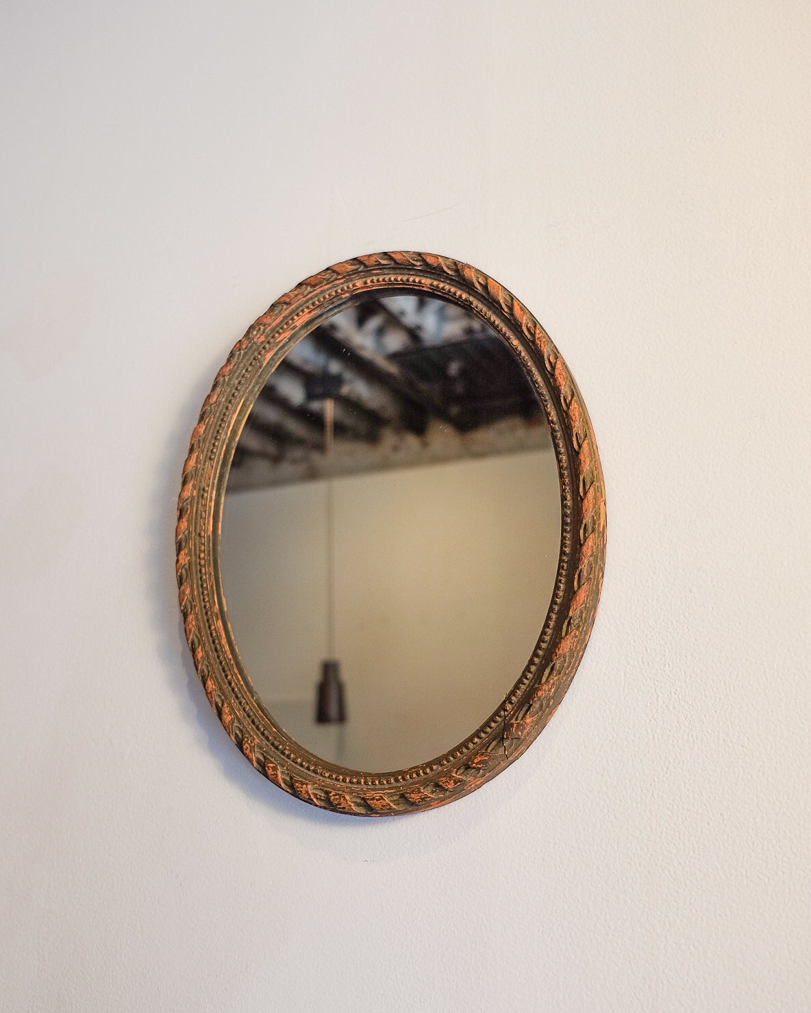 Antique Oval Mirror